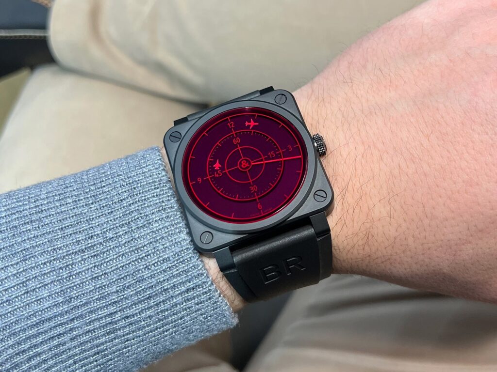 Bell and Ross red radar ceramic