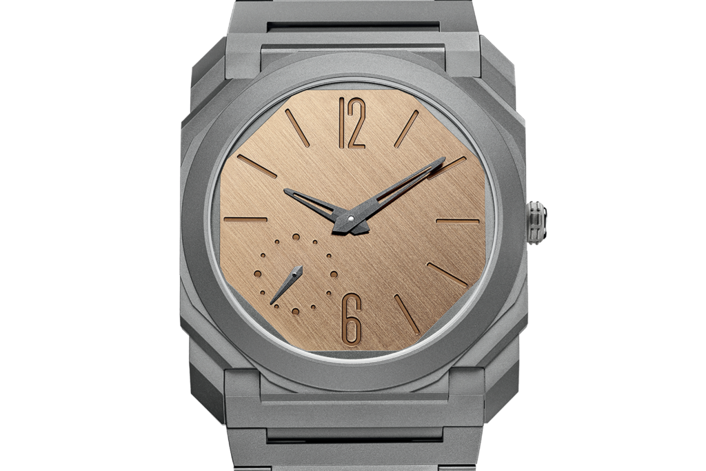 Il Nuovo Bulgari Octo Finissimo X Pisa Orologeria in titanio con quadrante in bronzo