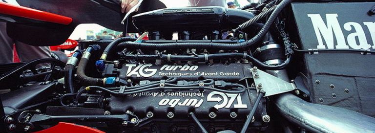 motore da corsa prodotto prodotto dalla TAG per la formula uno