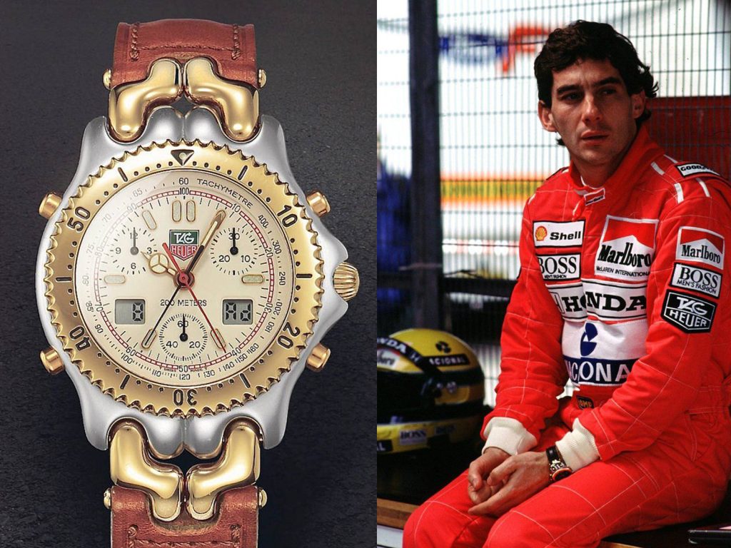 Tag Heuer S25.706C insieme ad Ayrton Senna