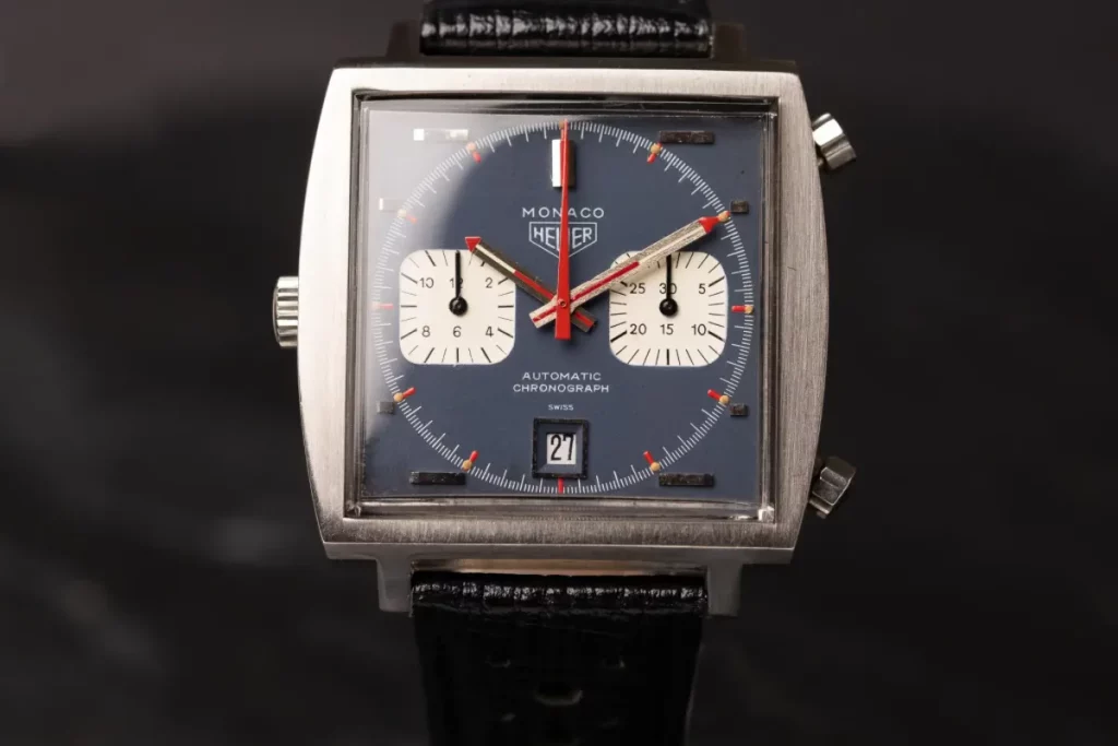 Heuer Monaco ref. 1133B indossato da Steve McQueen che sarà venduto da Sotheby’s il prossimo dicembre