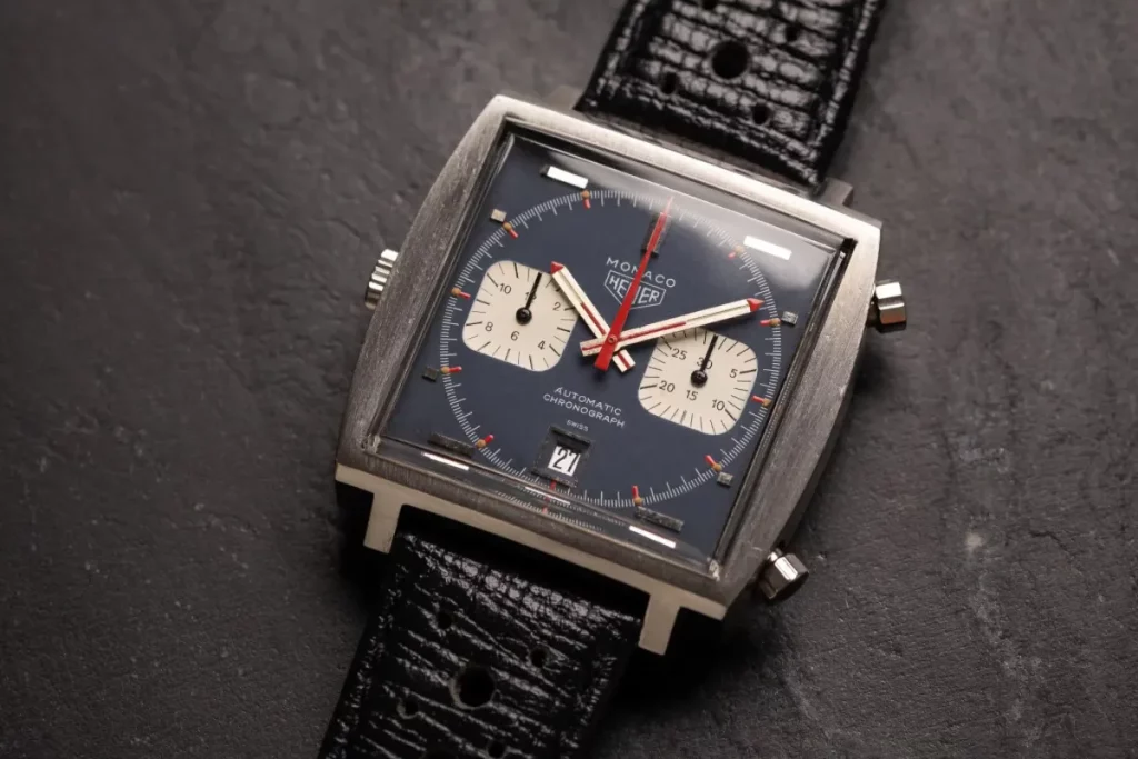 Heuer Monaco ref. 1133B indossato da Steve McQueen in vendita nella prossima asta di Sotheby's