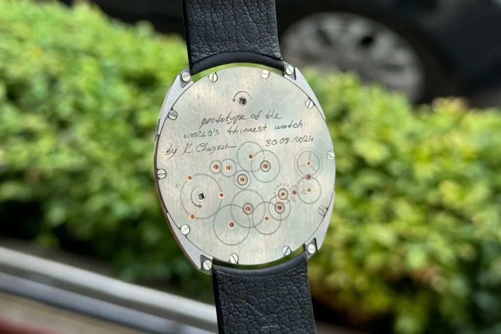 il fondello del Konstantin Chaykin ThinKing