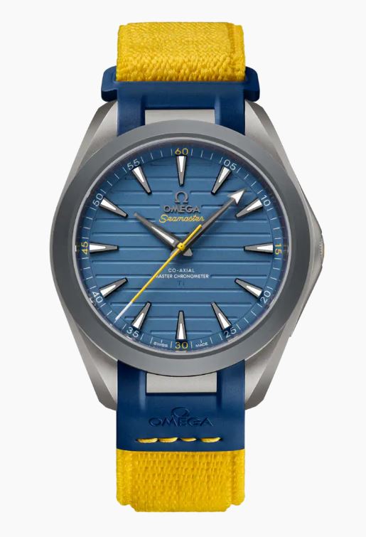 il nuovo omega seamaster aqua terra 150 m ultra light comparso al polso dell'atleta Armand Duplantis