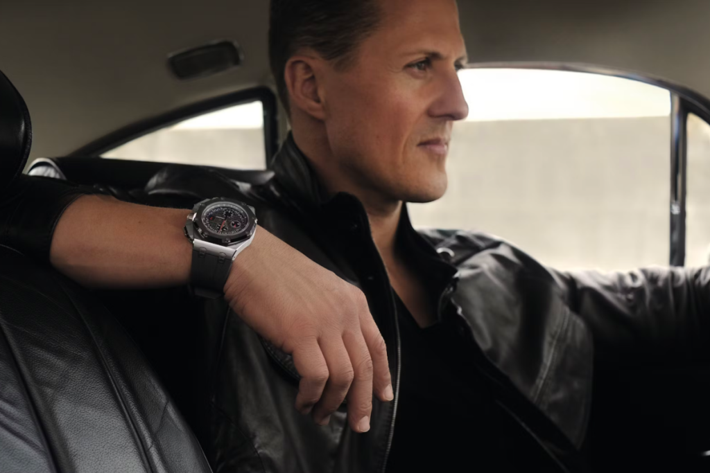 Micheal Schumacher con la sua Limited Edition di Audemars Piguet Offshore