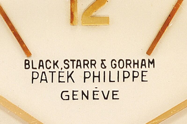 Quadrante double signed Patek Philippe Black, Starr, & Gorham