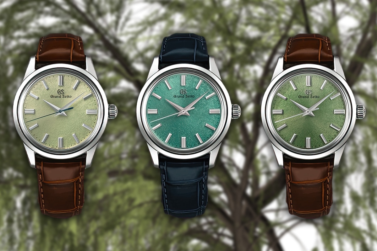 Grand Seiko: Three New Limited Edition Green Dials For The . Market |  Italian Watch Spotter