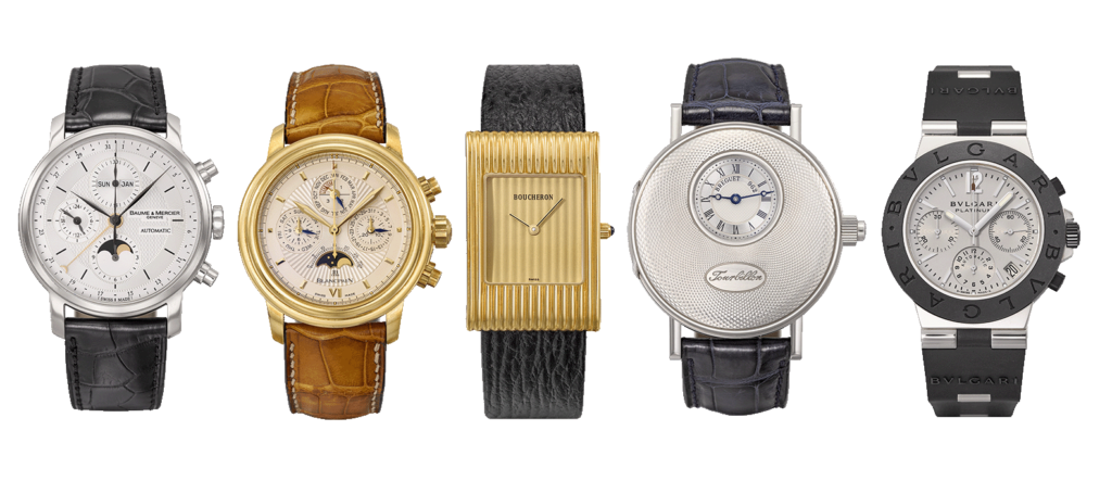 Baume & Mercier, Blancpain, Boucheron, Breguet, Bulgari watches from the Jean Todt collection
