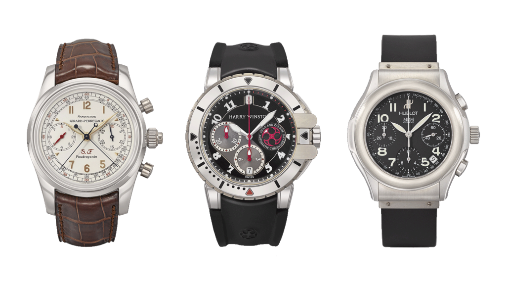 Girard-Perregaux, Harry Winston, Hublot watches from the Jean Todt collection
