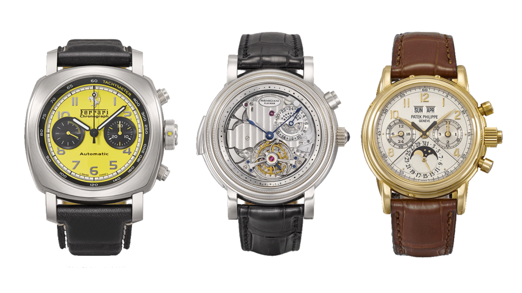 Panerai, Parmigiani, Patek Philippe watches from the Jean Todt collection
