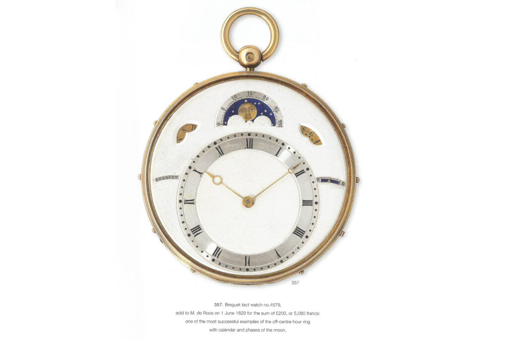 The Breguet 4579 tact pocket watch