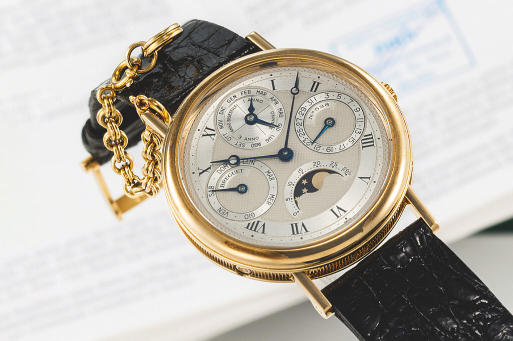 a classic Breguet with reference 3050 and perpetual calendar