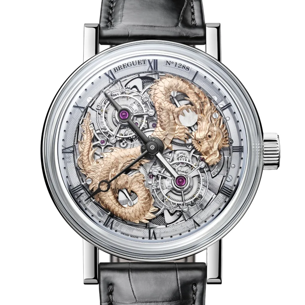 MASTOP Orologio Uomo Quadrante Grande 3D Drago | Lusso Al Quarzo Giapponese | Cinturino In Gomma Regolabile | 50mm | Impermeabile 3ATM