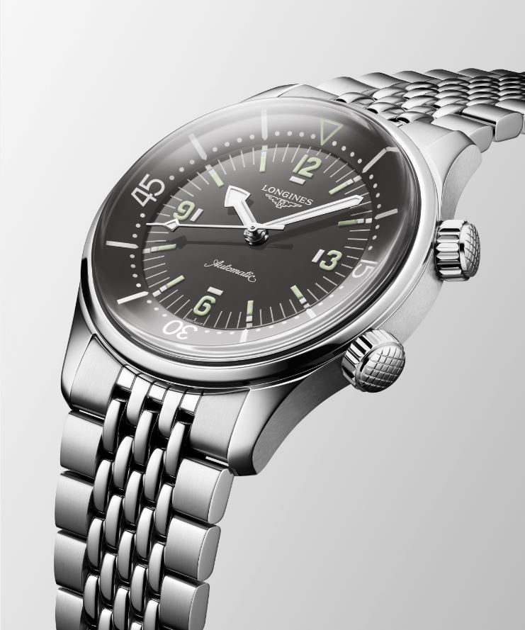 il nuovo longines legend diver con quadrante grigio