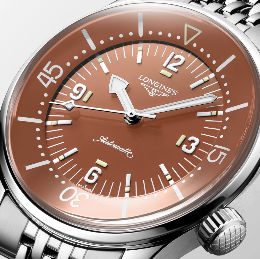 il nuovo longines legend diver con quadrante arancione