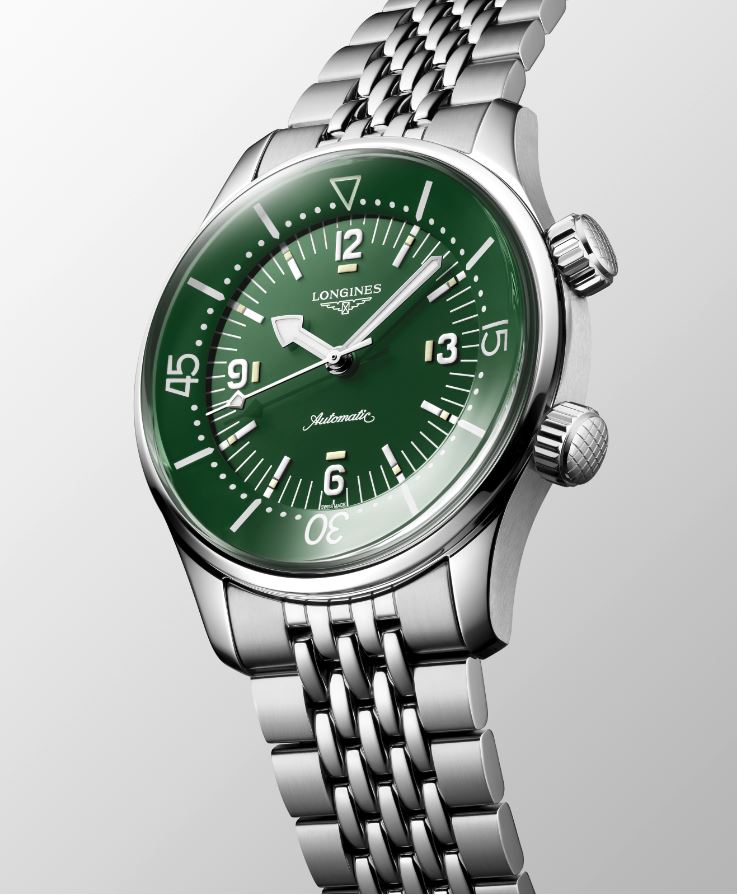 il nuovo longines legend diver con quadrante verde