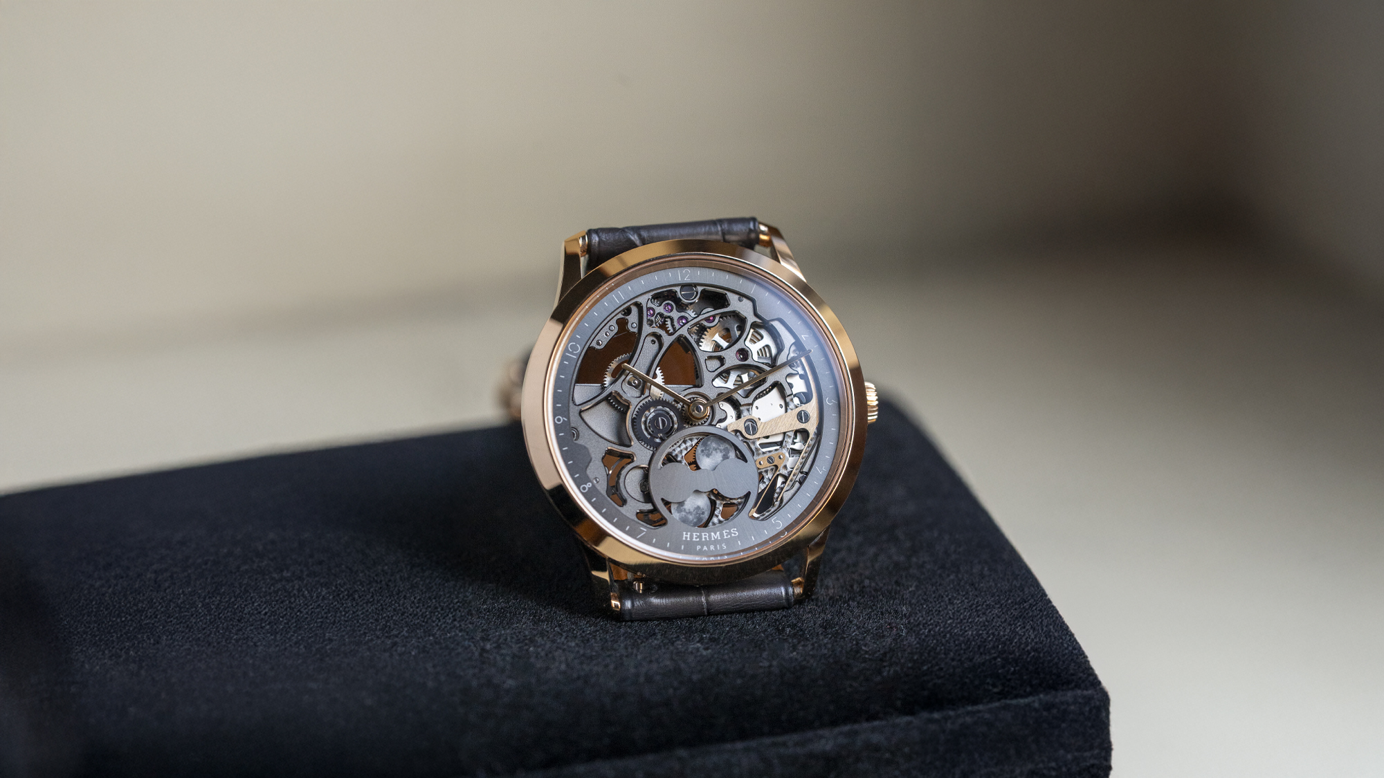 Orange dunes and cloudy sky in Sahara desert. Sunrise in the desert