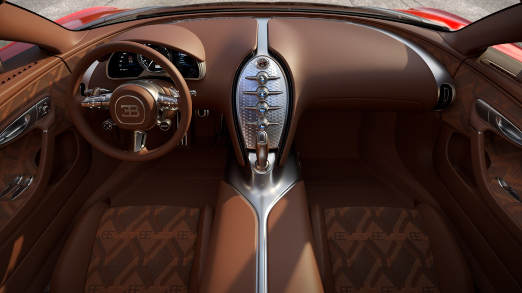 Il Royal Oak Tourbillon nella console centrale della nuova Bugatti F.K.P. Hommage
