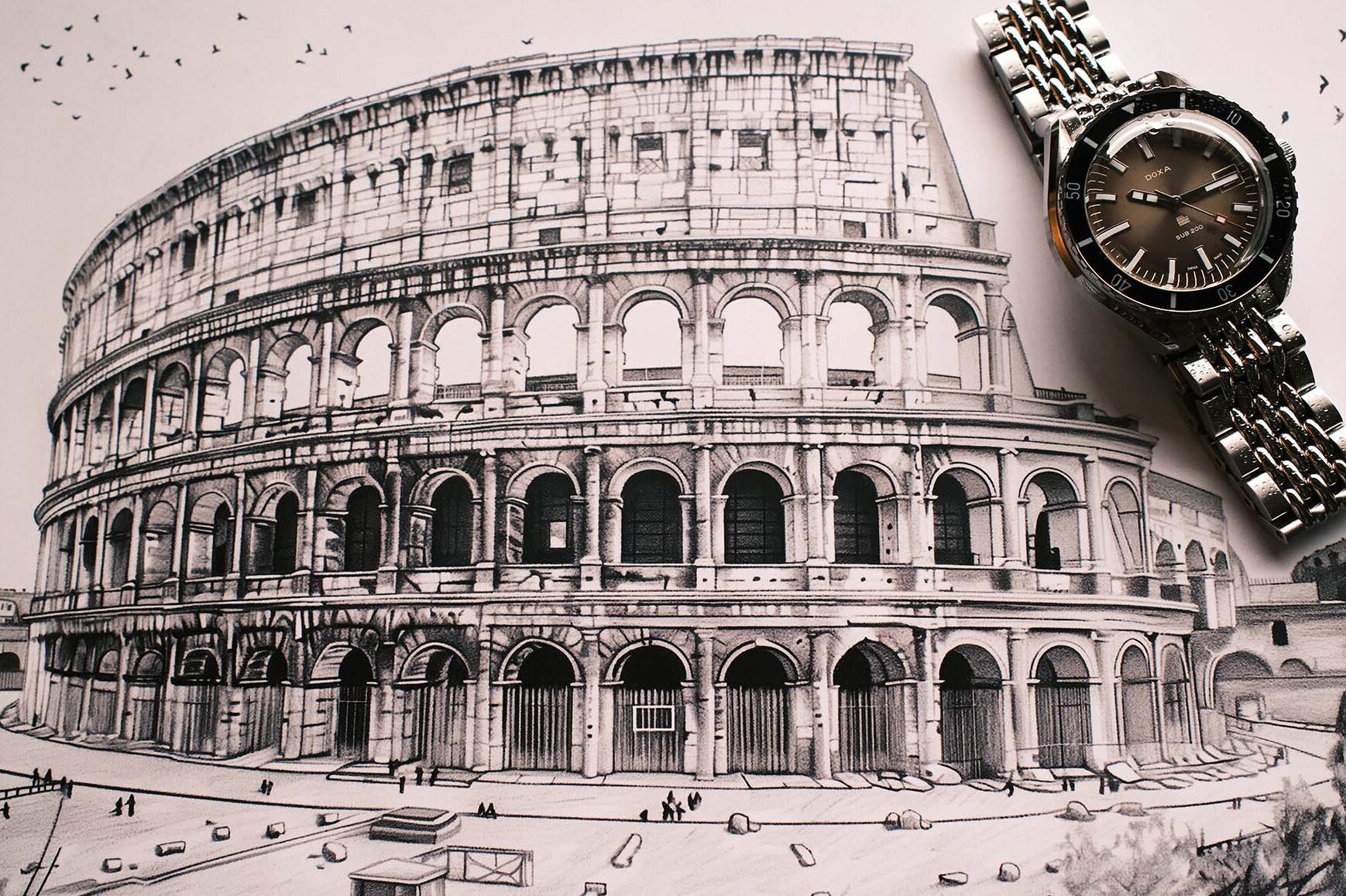 DOXA SUB 200 Grande Roma: il diver che celebra l’Italia