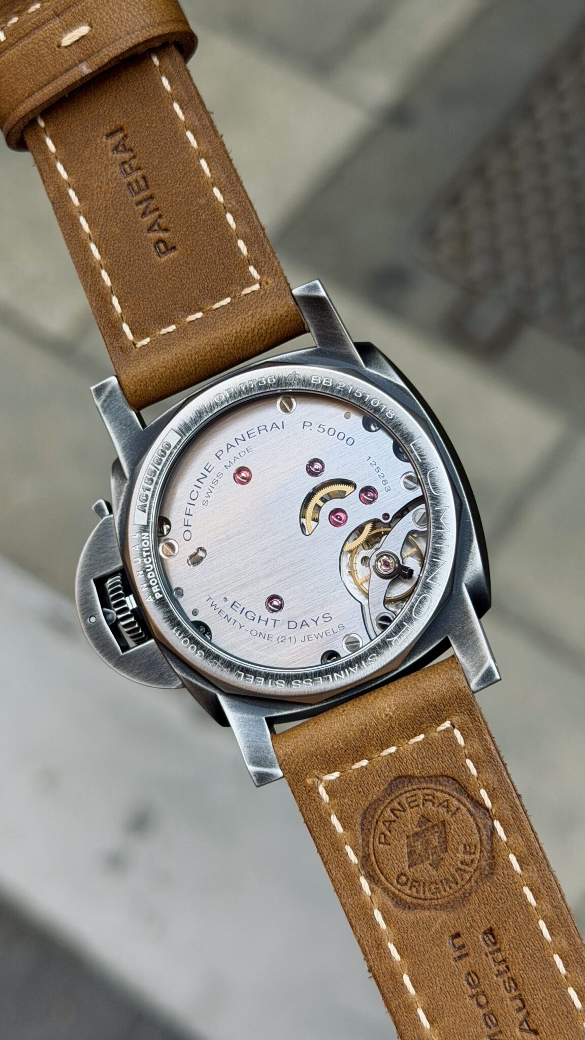 Panerai 8 Giorni PAM01733: la novità che conquista Milano Design Week 2026