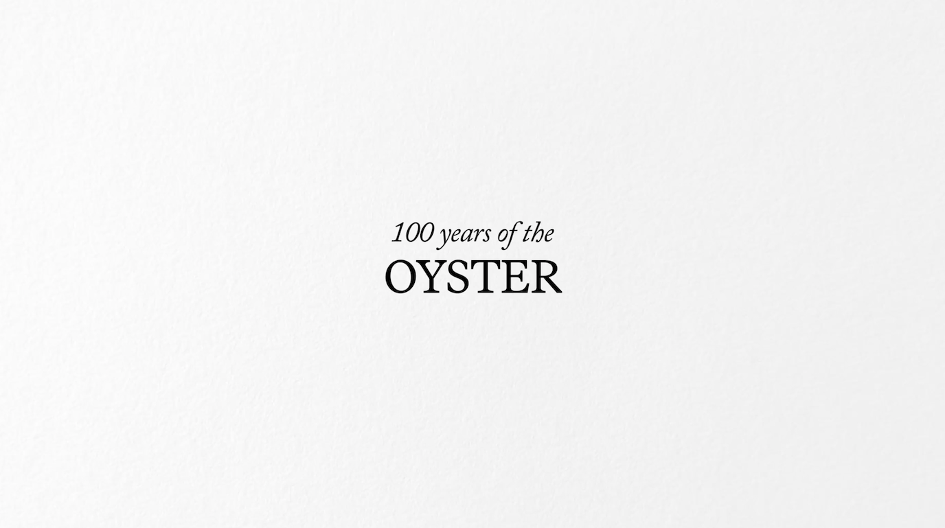 Rolex ha appena pubblicato “Oyster Story”: il film che celebra 100 anni di leggenda