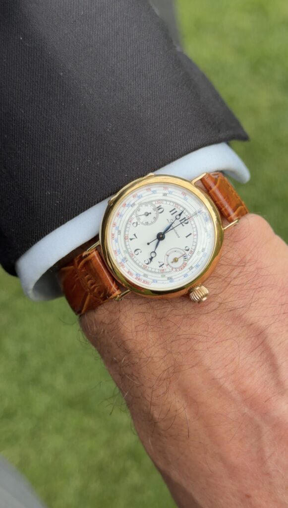 Longines Calibre 13.33Z del 1926 fotografato durante il Royal Ascot