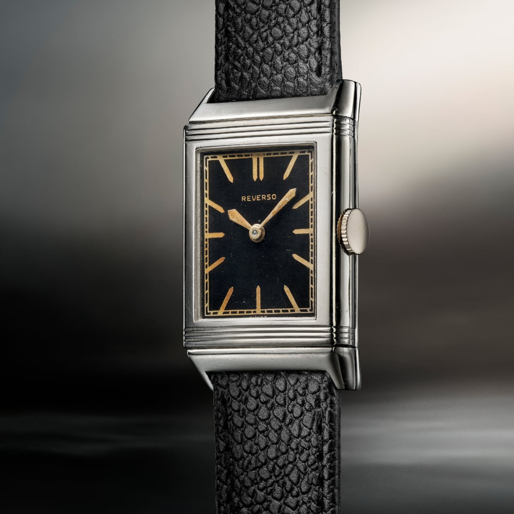 Jaeger-LeCoultre Reverso del 1931, 38,5 x 23,05 mm in acciaio