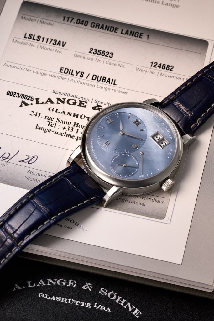 Lotto 2 - A. Lange & Söhne Ref. 117.040 Grande Lange 1 Limited Edition for Dubail Paris | Credits: Phillips