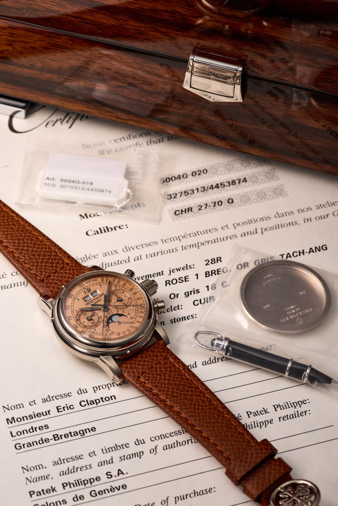 Lotto 88 - Patek Philippe Ref. 5004G-020 “Eric Clapton” | Credits: Phillips