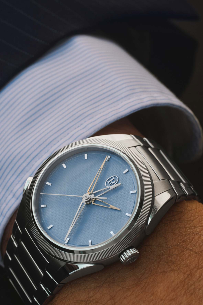 Il nuovo Tonda PF Chronograph No Date al polso con Guido Terreni | Credits: Parmigiani Fleurier