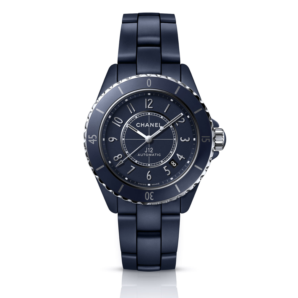The new J12 Bleu in 38-mm and 33-mm versions | Credits: Chanel Horlogerie