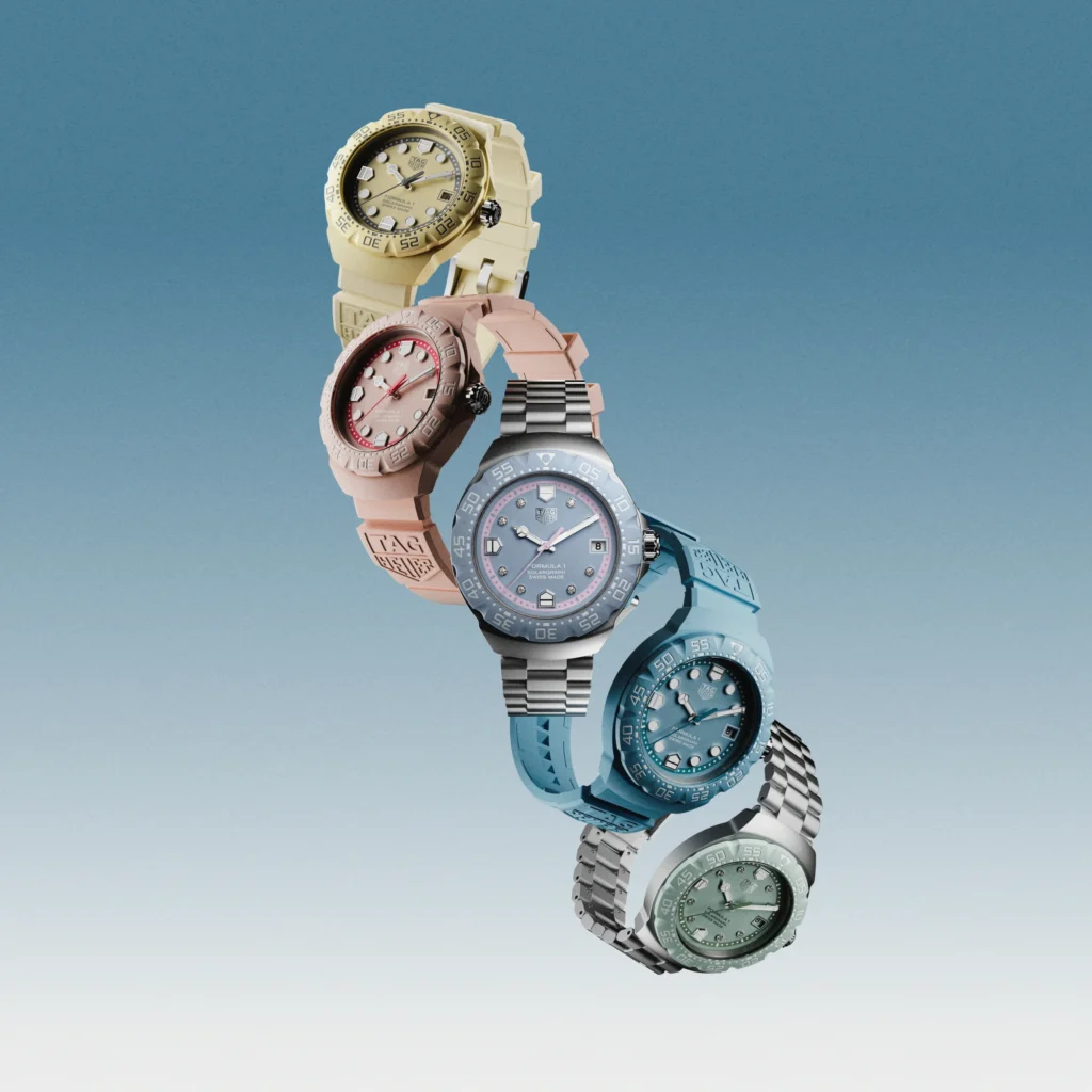 TAG Heuer Formula 1 Solargraph: The Return of Color in 5 Irresistible Pastel Shades