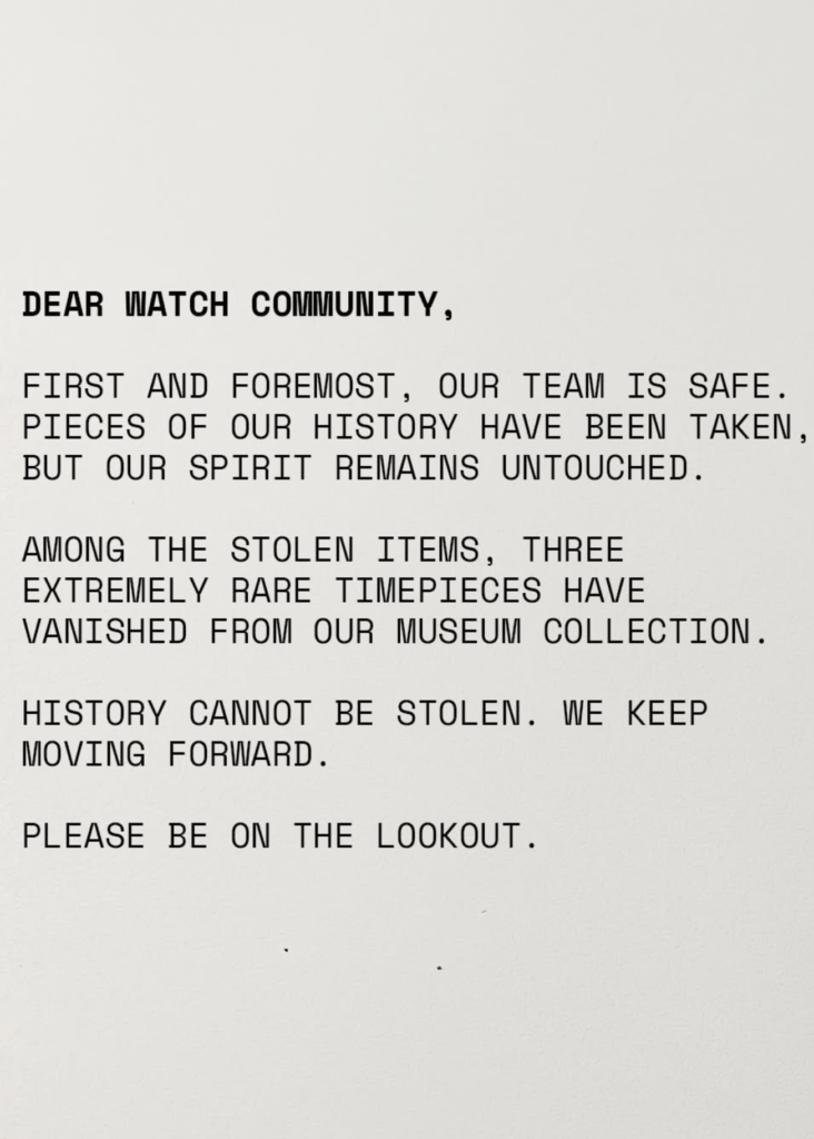Theft at Ulysse Nardin: Some of the Maison’s Rarest Watches Have Disappeared