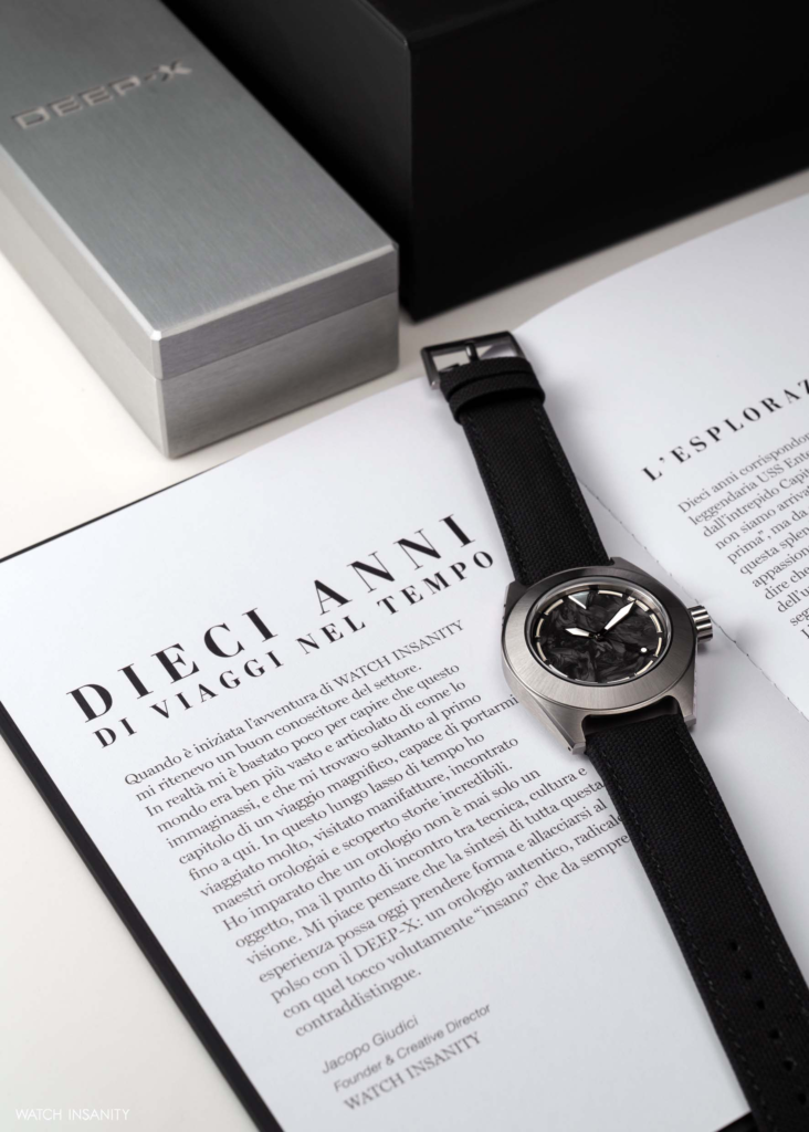 DEEP-X: un super diver italiano per festeggiare i 10 anni di WATCH INSANITY