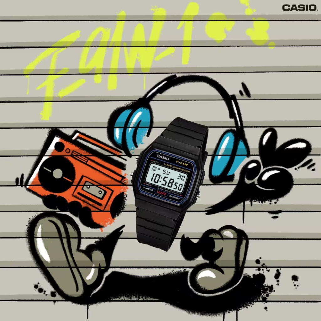 Casio F-91W: 21 grammi di cultura pop