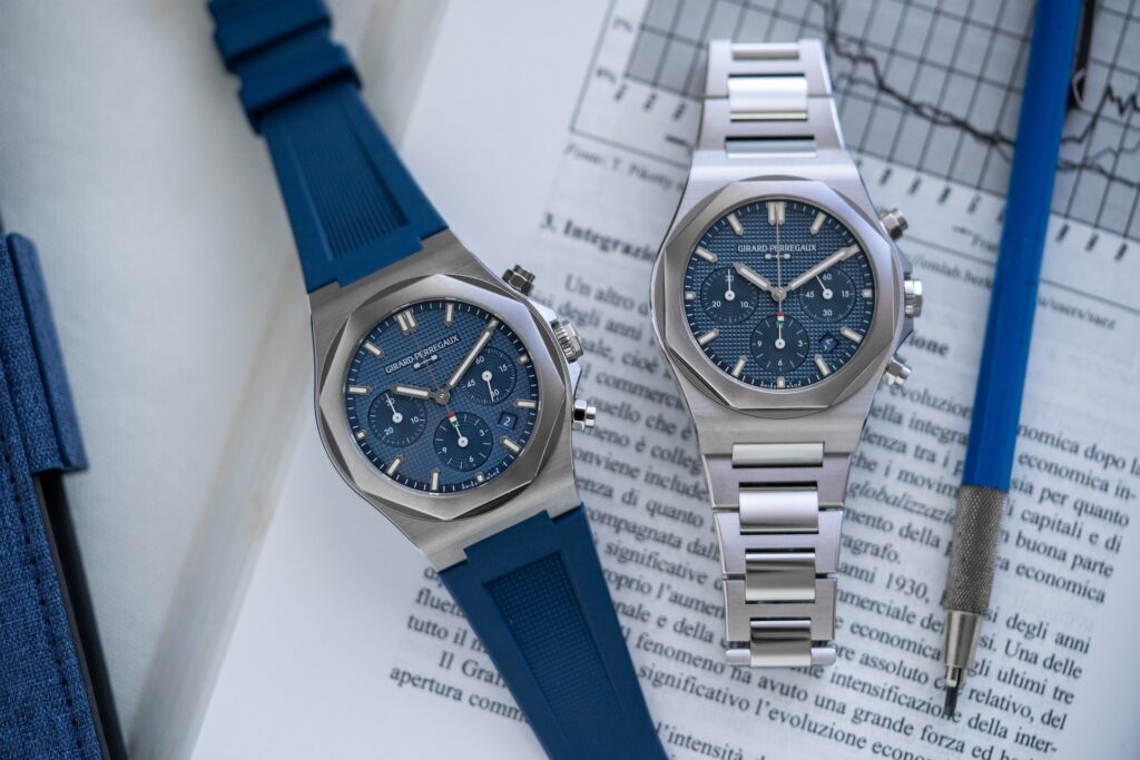   Girard-Perregaux Presents the Laureato Chronograph "Azzurro" at Milan Watch Week  