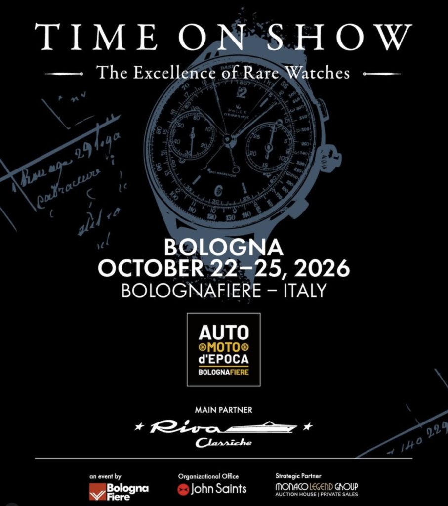 Time on Show 2026: quattro giorni tra i tesori più rari dell'orologeria vintage